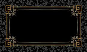 Black And Gold Pattern Background Black Gold Frame Pattern Background Material Background Patterns Gold Frame Free Texture Backgrounds