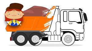 Coloriage D Un Camion Benne Avec Le Docteur Mcwheelie Youtube