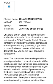 College Transfer Portal