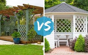 Build the top plates of the gazebo from 2x4s and fasten them into position with 4 screws. Pergola Vs Gazebo Pros And Cons Listed What S Best For Your Yard Home Stratosphere