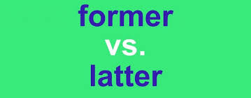 You will be taxed on any amount that you do not roll over. Former Vs Latter What S The Difference Dictionary Com