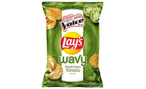 Lightly beat eggs in second dis. Best Bites Lay S Wavy Fried Green Tomato Chips Food And Cooking Stltoday Com