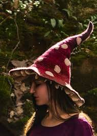 Scarlet Parasol Witch Hat Mushroom Costume Witch Hat Fantasy Costumes