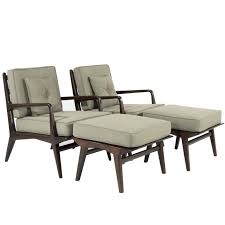 Pair Of Carlo Di Carli Lounge Chairs And Ottomans For M Singer Chair And Ottoman Lounge Chair Ottoman