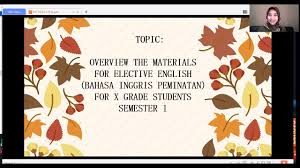 Maybe you would like to learn more about one of these? Overview Materi Bahasa Inggris Peminatan Lintas Minat Kelas X Semester 1 Man 2 Kota Malang Youtube