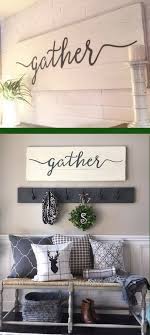 Gather Sign Rustic Wall Decor Wall Decor Gather Wood Sign Wood Signs Wooden Signs Farmhouse Sign Af Rustic Wall Decor Wall Decor Gather Wood Sign