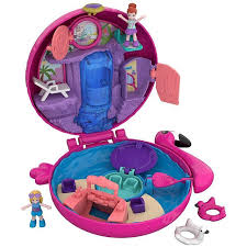 Polly Pocket Flamingo Floatie Compact Fry38 Airfreshnerdolls Image For Pp Big Pckt Wrld 3 From Mattel Polly Pocket Easter Toys Polly Pocket World