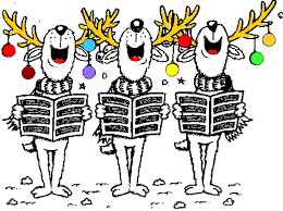 Reindeersinging Gif Christmas Graphics Merry Christmas Happy Holidays Whimsical Christmas