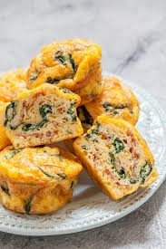 Colorful Hearty Satisfying And Easy These Ketogenic Breakfast Muffins Come Together Quickly Mak Ketogenic Breakfast Keto Muffin Recipe Best Keto Breakfast