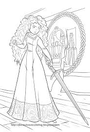 The disney princess can be seen with her friends and companions on the pages who can be colored in the shades as depicted in the movie or. Brave Merida Coloring Pages Brave Coloring Pages Disney Princess Coloring Pages Princess Coloring Pages