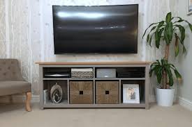 Hemnes Console Table Restyled To Tv Unit Ikea Hackers Ikea Tv Ikea Tv Stand Ikea Tv Console