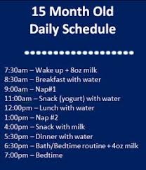 22 Best 1 Year Old Schedule Images In 2019 Infant