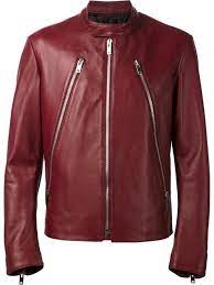Shop Maison Martin Margiela Zip Detail Biker Jacket In Forty Five Ten From The World S Best Independ Designer Clothes For Men Leather Jacket Leather Jacket Men