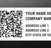 Plastic QR Code Labels - Free Shipping, Easy Customization