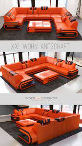 Leder Wohnlandschaft Ragusa In 2020 Wohnen Luxus Couch Xxl Mobel