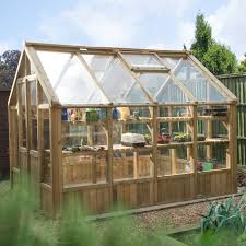 The porch area gives you a space to relax and admire your greenhouse. Hartwood 6 X 8 Premium Wooden Greenhouse