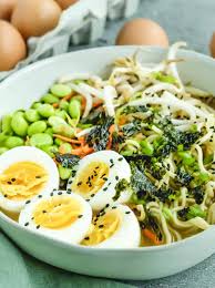 Carefully place cold eggs using a spatula, ladle or a spoon. Easy Microwave Ramen With Eggs American Egg Board