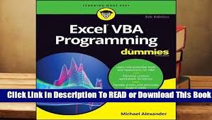 With visual basic for applications (vba) programming, you can take advantage of numerous excel options such as: Books Vba Excel Vba Programming For Dummies