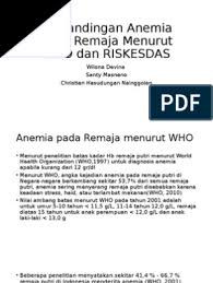 Scopri ricette, idee per la casa, consigli di stile e altre idee da provare. Perbandingan Anemia Pada Remaja Menurut Who Dan Riskesdas