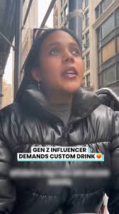 Influencer Demands Custom Drinks Order