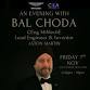 An Evening with Bal Choda, Lead Engineer  event image