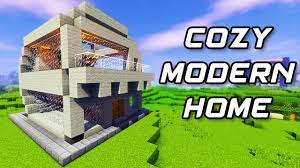 How to build a modern mansion house tutorial (#23)in this minecraft build tutorial i show you how to. How To Build A Cozy Modern Home In Minecraft Small Starter House Tutorial Youtube