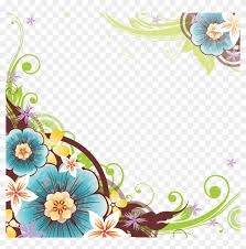 , black and white flower border in templates. Flower Corner Png Flower Border Design Png Transparent Png 1022x987 638694 Pngfind