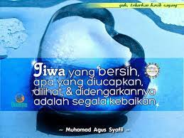 Jiwa Yang Bersih Apa Yang Diucapkan Dilihat Dan Didengarkannya Adalah Segala Kebaikan Islam Pembersihan Dan Doa