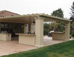 No post can go without a cap! Stucco Columns Upgrade Sacramento Patio Covers