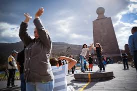 In Ecuador, Center of the Earth Is a Little Off Kilter - The New York Times