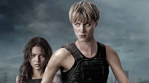 The use of a hispanic actress to show racial diversity in. Grace Terminator Mackenzie Davis Natalia Reyes Terminator Dark Fate Wallpaper Resolution 3375x1898 Id 1143094 Wallha Com