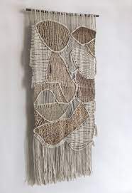 Modern Tapestry Hand Knotted And Woven From Natural Fibers For Pricing Information Click Here Macrame Patterns Macrame Design Macrame Wall Hanging Patterns