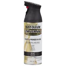 Rust Oleum Universal Flat Black Spray