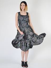 Floral Overdye Dress