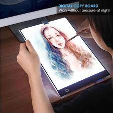 Digital A4 Led Graphic Tablet Display Panel Luminous Stencil Graphic Artist Thin Art Stencil Draw Board Lig Drawing Tablet Digital Graphics Gifts For An Artist