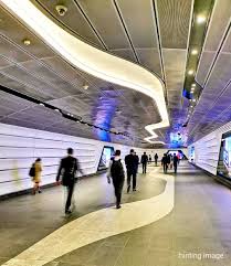 Michael Yip On Instagram Tunnel Link To Barangaroo Tunnel Connection Between Wynyard Station To The West Sydney Bus Wynyard Station Station Instagram