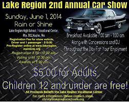 Lake Region 2nd Annual Car Show 6 1 2014 Naples Me Car Show Event Flyers Event