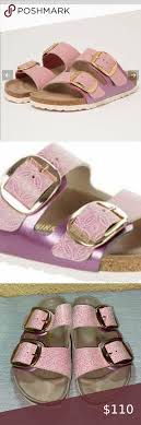 Birkenstock Arizona Big Buckle Rose Gold Birkenstock Arizona Ceramic Big Buckle Sandals In 2020 Buckle Sandals Elegant Sandals Birkenstock