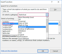 How To Find The Arithmetic Mean In Excel