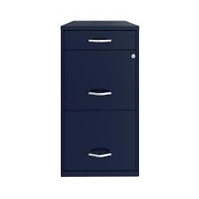 Maybe you would like to learn more about one of these? 18 Deep 3 Drawer Metal Organizer File Cabinet With Pencil Drawer Navy Walmart Canada