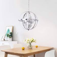 This revive light fitting is a part of victorian plumbing's new lighting range, featuring a variety of designs to illuminate every part of your home. Jaycomey Globe Pendant Light Chrome Pendant Lighting For Kitchen Island 3 Light Vintage Chandelier Sphere Hanging Ceiling Lighting Fixture For Bedroom Farmhouse Buy Online In China At China Desertcart Com Productid 170181460