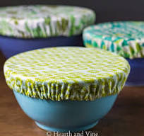 Fabric Bowl Covers Tutorial - Easy Beginner Sewing Project