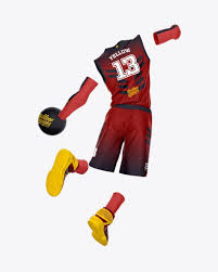Download Basketball Uniform Mockup Back View In Apparel Mockups On Yellow Images Object Mockups Design Mockup Free Free Psd Design Clothing Mockup