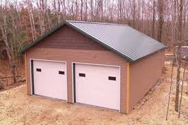 Detached garages can be positioned anywhere on your property. Garage Project Gallery At Menards