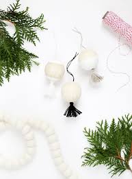 Wooden Tassel Ornaments Diy Christmas Ornaments Tassel Ornament Minimalist Christmas