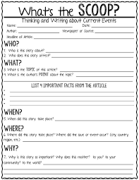 Identify the format of a news article. Image Result For News Article Assignment Grade 4 Current Events Worksheet Social Studies Classroom Social Studies Middle School