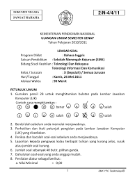Check spelling or type a new query. Contoh Soal Bahasa Inggris Tentang Telaga Warna Beserta Jawabannya