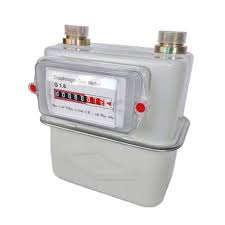 Sec. Roxas shows picture of a typical gas meter assembly ...