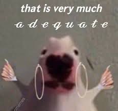 That Is Very Much Adequate Meme Funny Reaction Pictures Funny Instagram Pictures Funny Memes