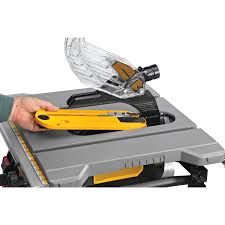 A simple system for complete table saw dust control. 8 1 4 In Compact Jobsite Table Saw Dwe7485 Dewalt